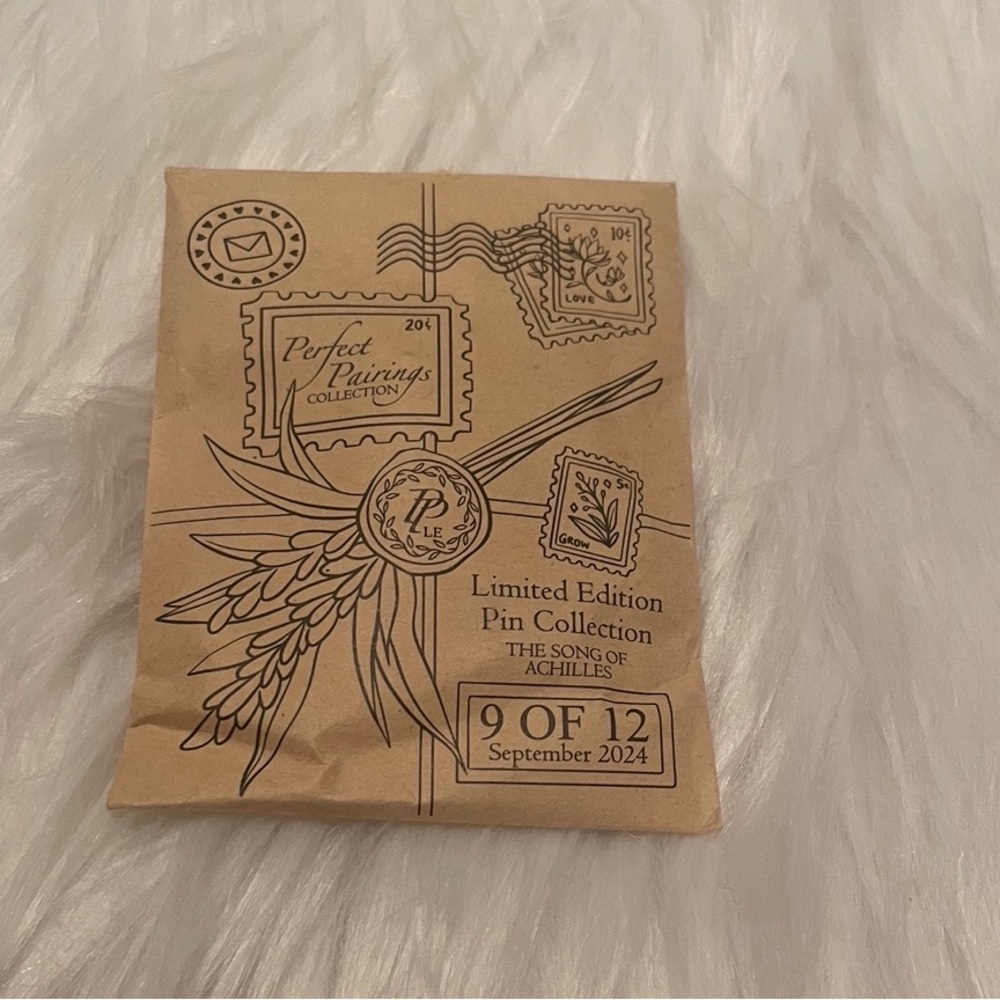Brand New Owlcrate Limited Edition Pin Collection - The Song of Achilles